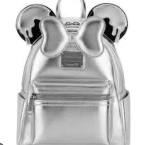 Disney 100th Anniversary Silver Backpack